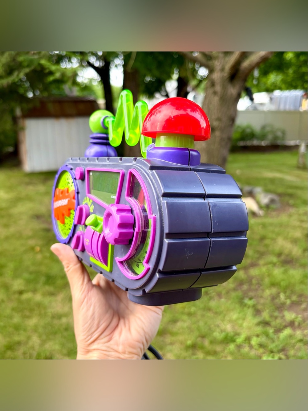 Vintage Nickelodeon Time Blaster Radio/Alarm Clock - Picture 8 of 12